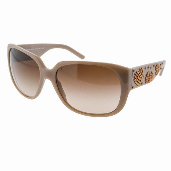 Burberry B 4096 Beige with Heart Stud Detail Women\'s Sunglasses Y2K main image 5